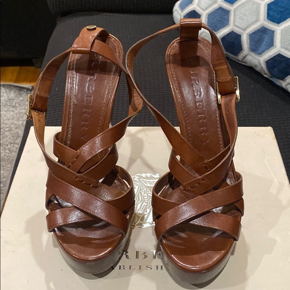 Burberry Shoes - Burberry Wedge Sandal